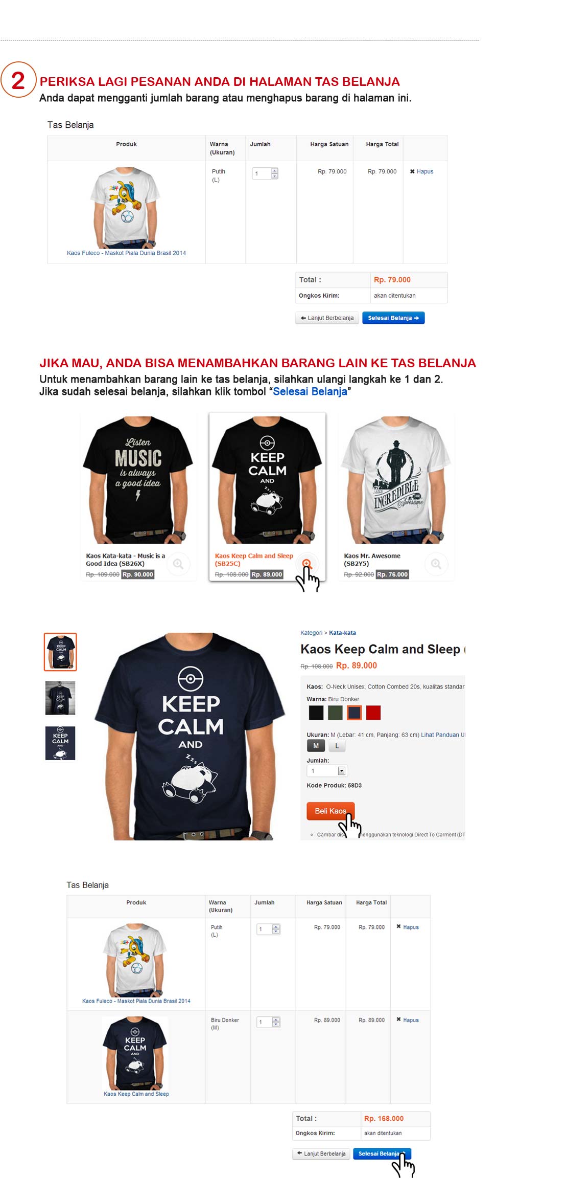 cara belanja